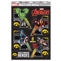 Iowa Hawkeyes / Marvel (c) 2021 MARVEL Multi-Use Decal 11" x 17"