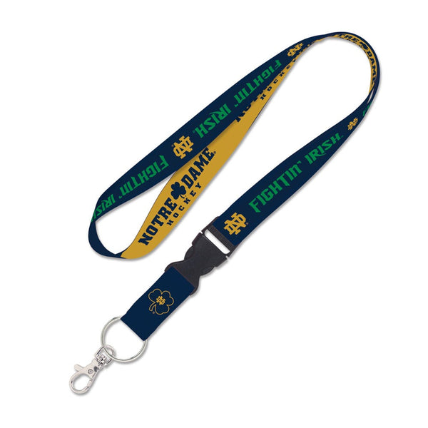 Notre Dame Fighting Irish FIGHTING IRISH / HOCKEY Lanyard w/detachable buckle 1"