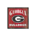 Wholesale-Georgia Bulldogs Wooden Magnet 3" X 3"