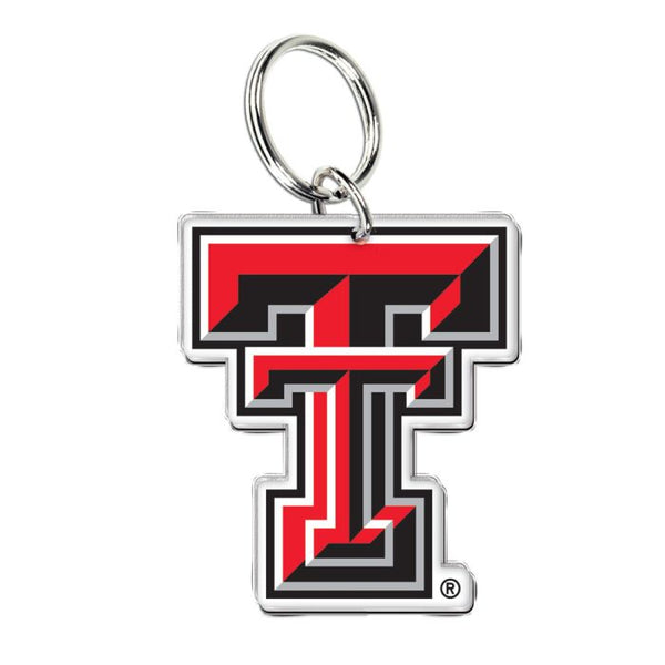 Wholesale-Texas Tech Red Raiders Premium Acrylic Key Ring