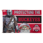 Wholesale-Ohio State Buckeyes / Star Wars MANDALORIAN Flag - Deluxe 3' X 5'