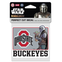 Wholesale-Ohio State Buckeyes / Star Wars MANDALORIAN Perfect Cut Color Decal 4" x 4"