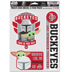 Wholesale-Ohio State Buckeyes / Star Wars MANDALORIAN Multi Use 3 Fan Pack