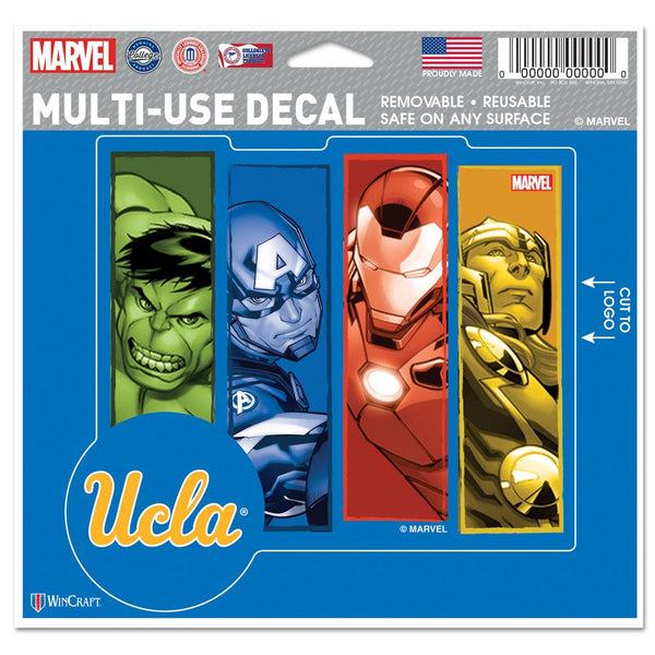 UCLA Bruins / Marvel (C) 2021 design Multi-Use Decal - cut to logo 5" x 6"