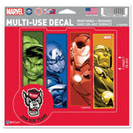 Wholesale-NC State Wolfpack / Marvel (c) 2021 MARVEL Multi-Use Decal - cut to logo 5" x 6"