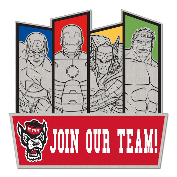NC State Wolfpack / Marvel (c) 2021 MARVEL Collector Pin Jewelry Card