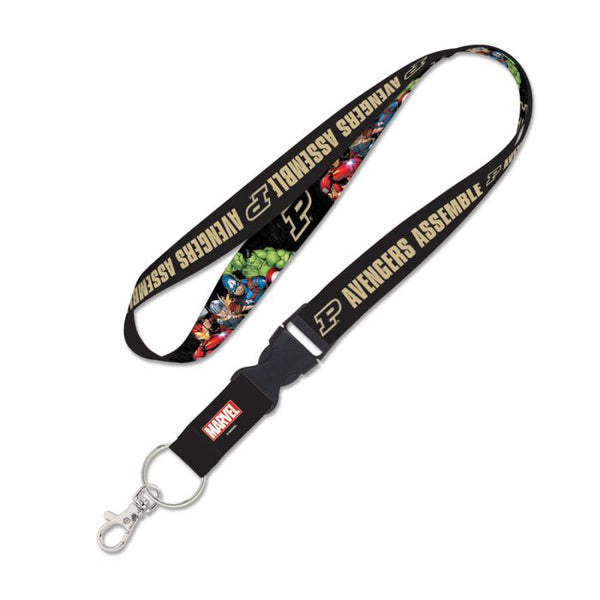 Wholesale-Purdue Boilermakers / Marvel (c) 2021 MARVEL Lanyard w/detachable buckle 1"