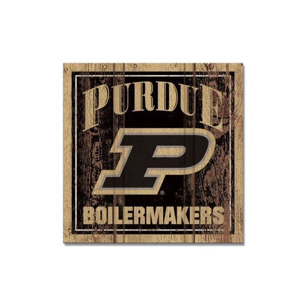 Wholesale-Purdue Boilermakers Wooden Magnet 3" X 3"