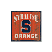 Syracuse Orange Wooden Magnet 3" X 3"