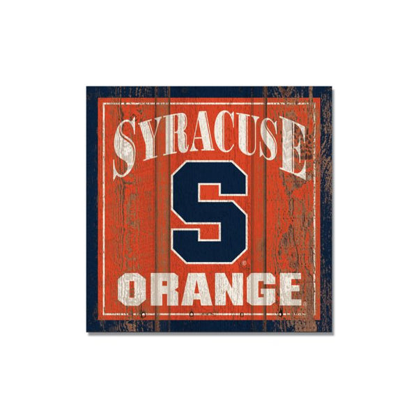 Wholesale-Syracuse Orange Wooden Magnet 3" X 3"