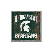 Wholesale-Michigan State Spartans Wooden Magnet 3" X 3"