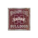 Wholesale-Mississippi State Bulldogs Wooden Magnet 3" X 3"