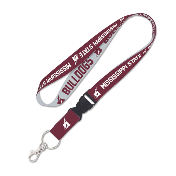 MISSISSIPPI STATE BULLDOGS / Vintage Collegiate Flying M Logo Lanyard w/detachable buckle 1"