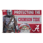 Alabama Crimson Tide / Star Wars MANDALORIAN Flag - Deluxe 3' X 5'