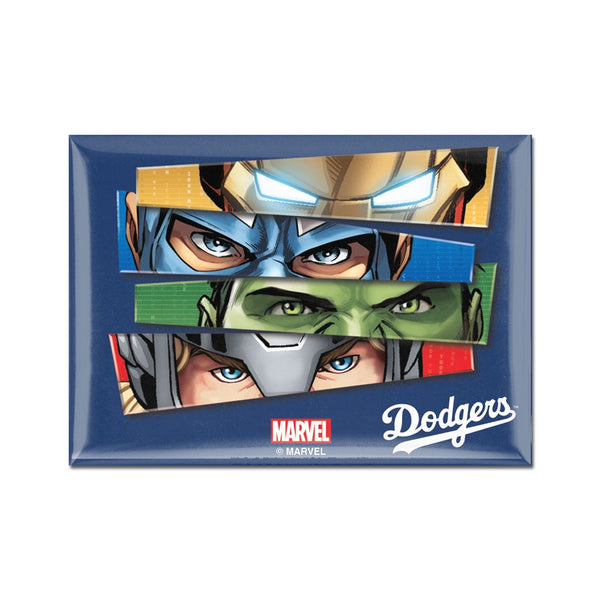 Los Angeles Dodgers / Marvel (c) 2021 MARVEL Metal Magnet 2.5" x 3.5"