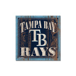 Tampa Bay Rays Wooden Magnet 3" X 3"