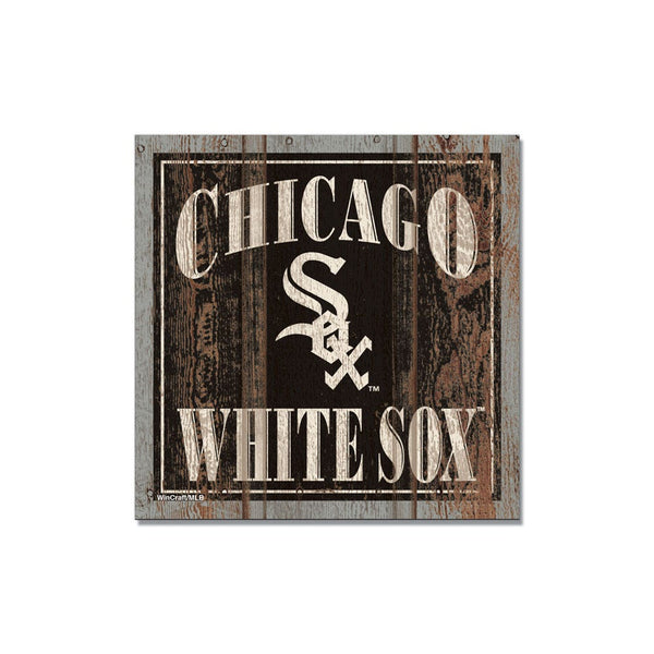 Chicago White Sox Wooden Magnet 3" X 3"