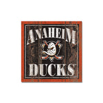 Anaheim Ducks Wooden Magnet 3" X 3"