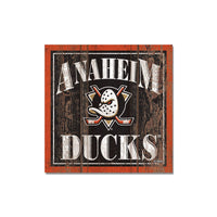 Anaheim Ducks Wooden Magnet 3" X 3"