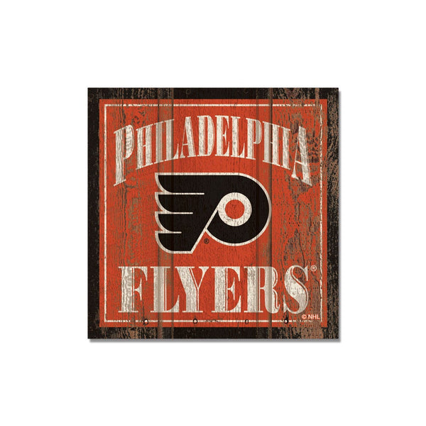 Philadelphia Flyers Wooden Magnet 3" X 3"
