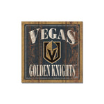 Vegas Golden Knights Wooden Magnet 3" X 3"