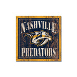 Nashville Predators Wooden Magnet 3" X 3"