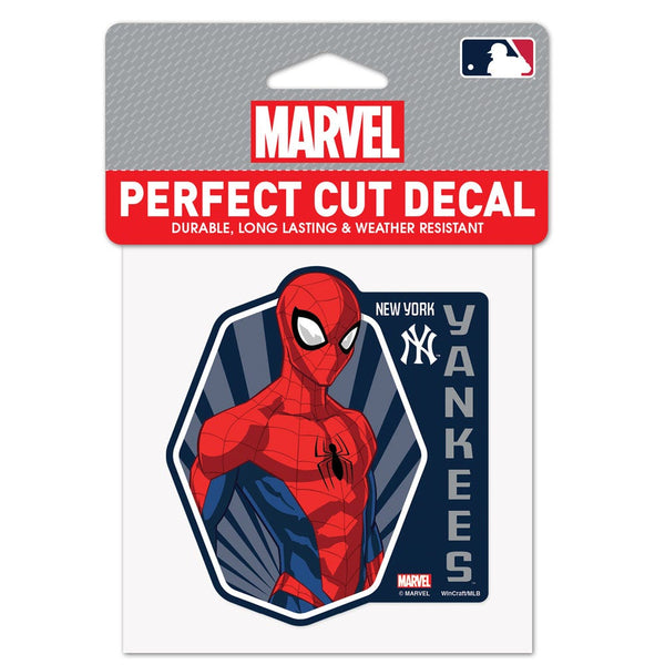 New York Yankees / Marvel (c) 2021 MARVEL Perfect Cut Color Decal 4" x 4"