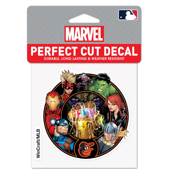 Baltimore Orioles / Marvel (c) 2021 MARVEL Perfect Cut Color Decal 4" x 4"