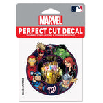 Washington Nationals / Marvel (c) 2021 MARVEL Perfect Cut Color Decal 4" x 4"
