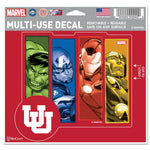 Wholesale-Utah Utes / Marvel (c) 2021 MARVEL Multi-Use Decal - cut to logo 5" x 6"