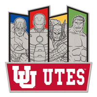 Wholesale-Utah Utes / Marvel (c) 2021 MARVEL Collector Pin Jewelry Card