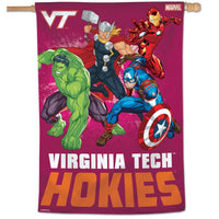 Wholesale-Virginia Tech Hokies / Marvel (c) 2021 MARVEL Vertical Flag 28" x 40"