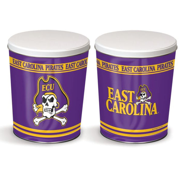 Wholesale-East Carolina Pirates Gift Tin tapered 3 gallon