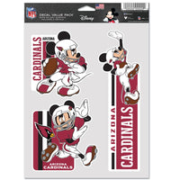 Arizona Cardinals / Disney Mickey Mouse Multi Use 3 Fan Pack