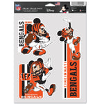 Cincinnati Bengals / Disney Mickey Mouse Multi Use 3 Fan Pack