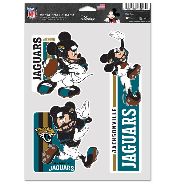 Jacksonville Jaguars / Disney Mickey Mouse Multi Use 3 Fan Pack