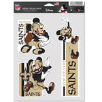 New Orleans Saints / Disney Mickey Mouse Multi Use 3 Fan Pack
