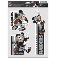 Las Vegas Raiders / Disney Mickey Mouse Multi Use 3 Fan Pack