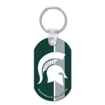 Wholesale-Michigan State Spartans Metal Key Ring - Aluminum