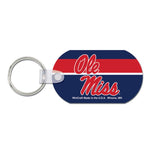 Wholesale-Ole Miss Rebels Metal Key Ring - Aluminum