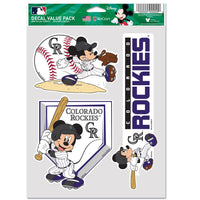 Colorado Rockies / Disney Multi Use 3 Fan Pack