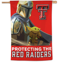 Wholesale-Texas Tech Red Raiders / Star Wars mandalorian Vertical Flag 28" x 40"