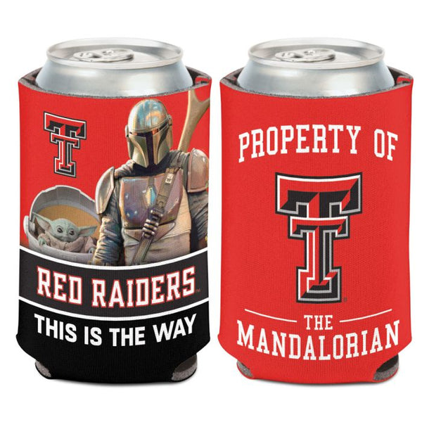 Wholesale-Texas Tech Red Raiders / Star Wars mandalorian Can Cooler 12 oz.