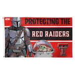 Texas Tech Red Raiders / Star Wars mandalorian Flag - Deluxe 3' X 5'
