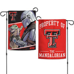 Wholesale-Texas Tech Red Raiders / Star Wars mandalorian Garden Flags 2 sided 12.5" x 18"