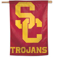 Wholesale-USC Trojans Vertical Flag 28" x 40"