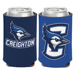 Wholesale-Creighton Bluejays TWO COLOR Can Cooler 12 oz.