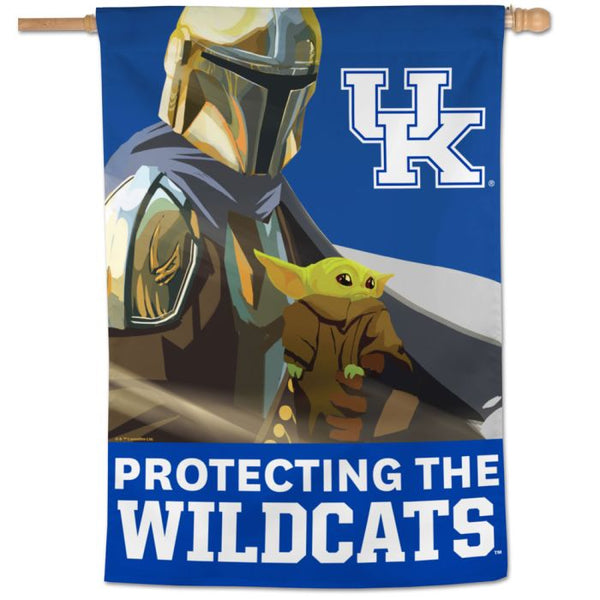 Wholesale-Kentucky Wildcats / Star Wars MANDLORIAN Vertical Flag 28" x 40"