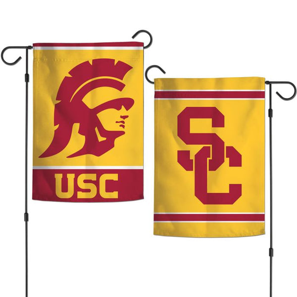 Wholesale-USC Trojans Garden Flags 2 sided 12.5" x 18"