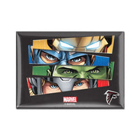 Atlanta Falcons / Marvel (C) 2021 Marvel Metal Magnet 2.5" x 3.5"